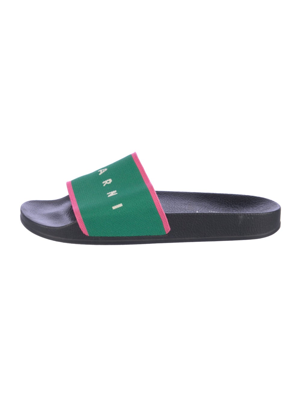Marni Slides Green Printed - image 1
