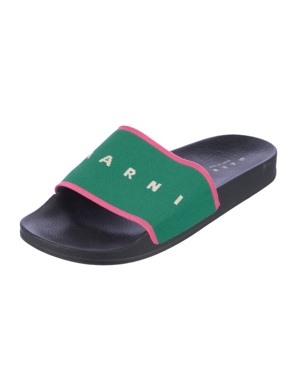 Marni Slides Green Printed - image 2