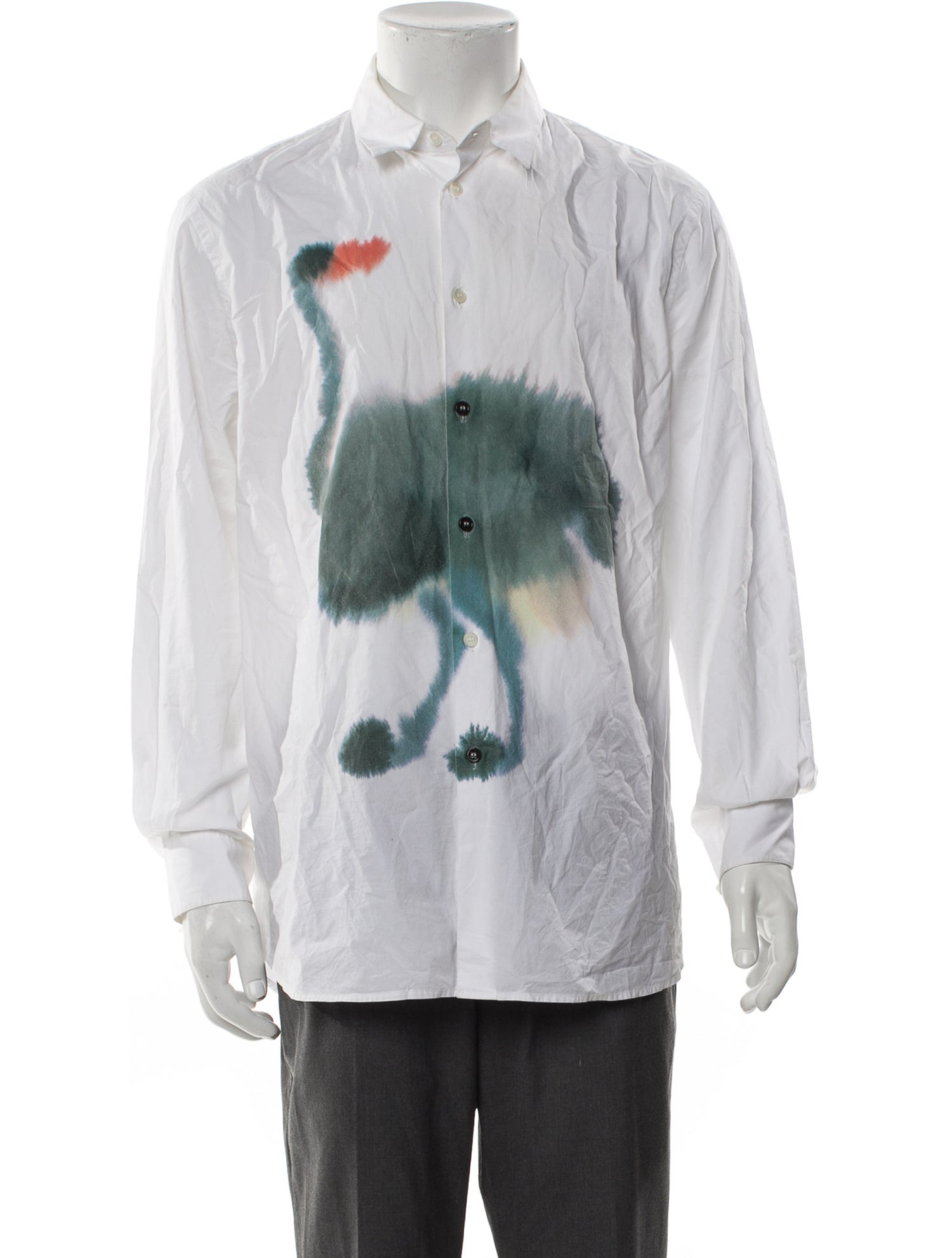 Marni Graphic Print Long Sleeve Shirt