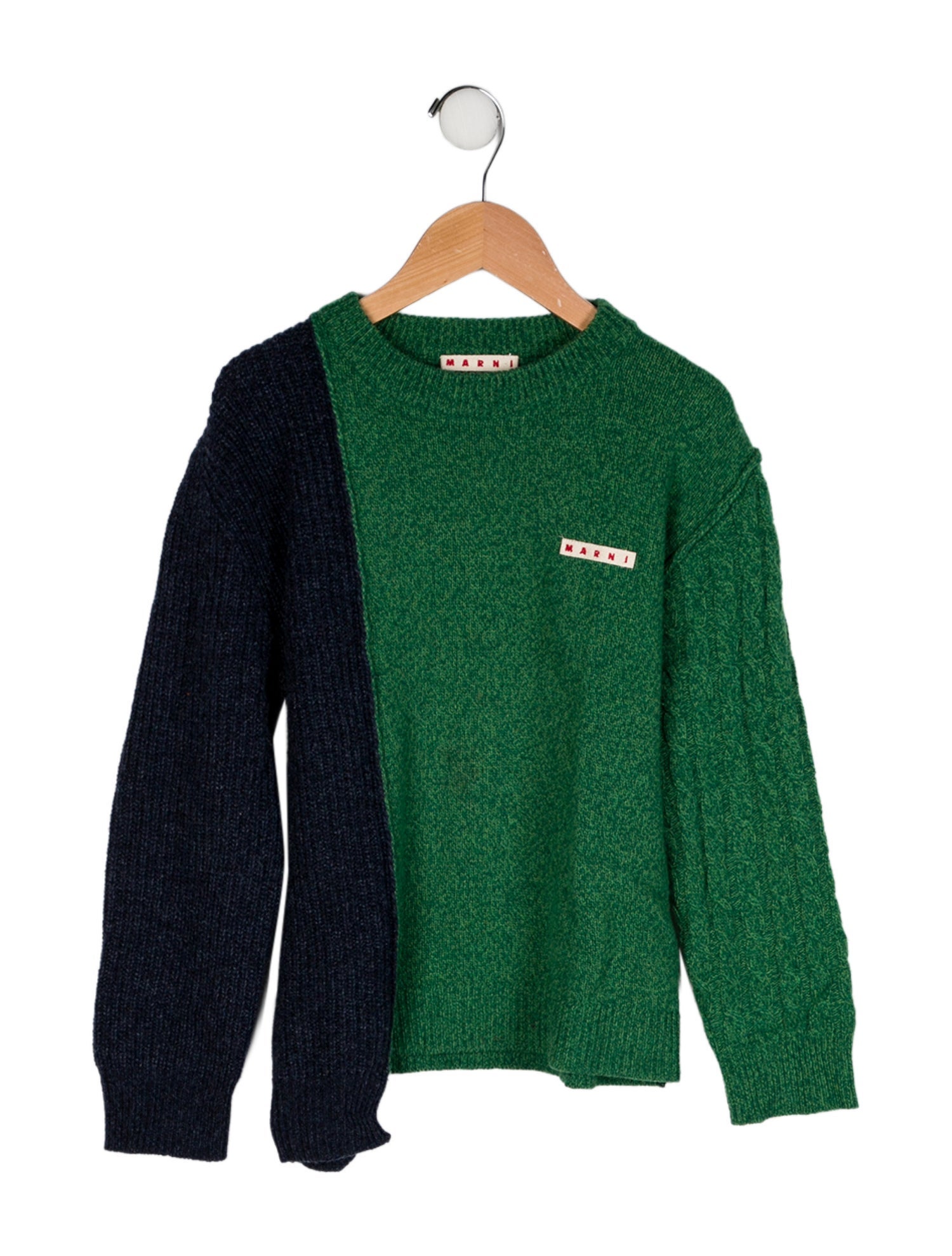 Marni Colorblock Crewneck Sweater