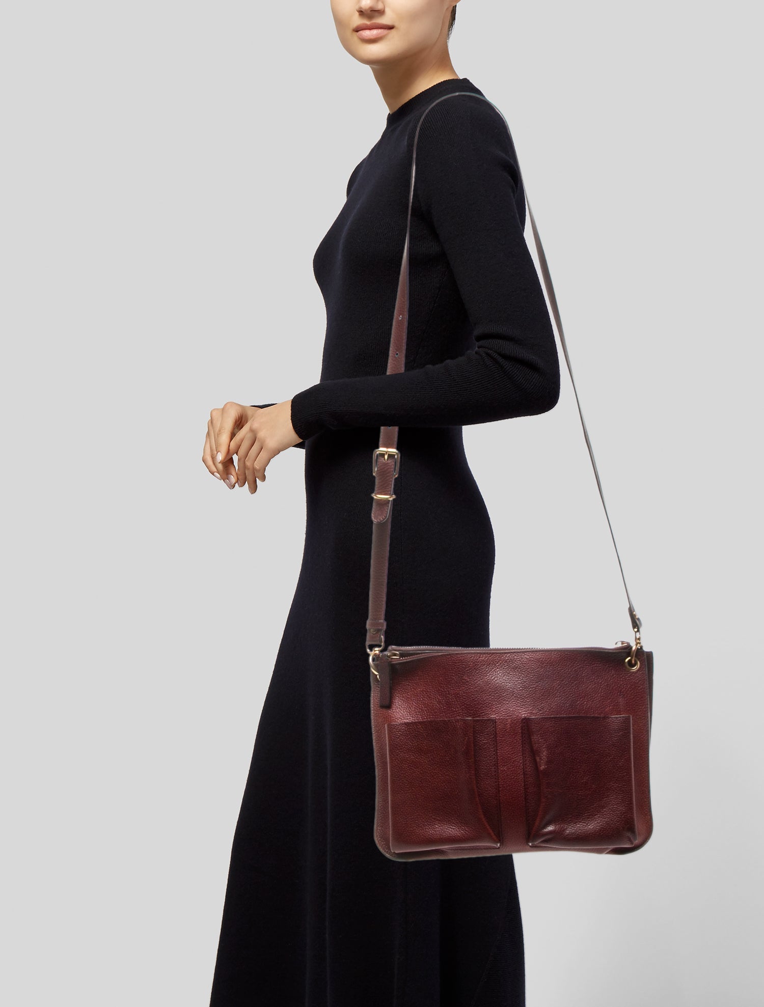 Marni Leather Messenger Bag