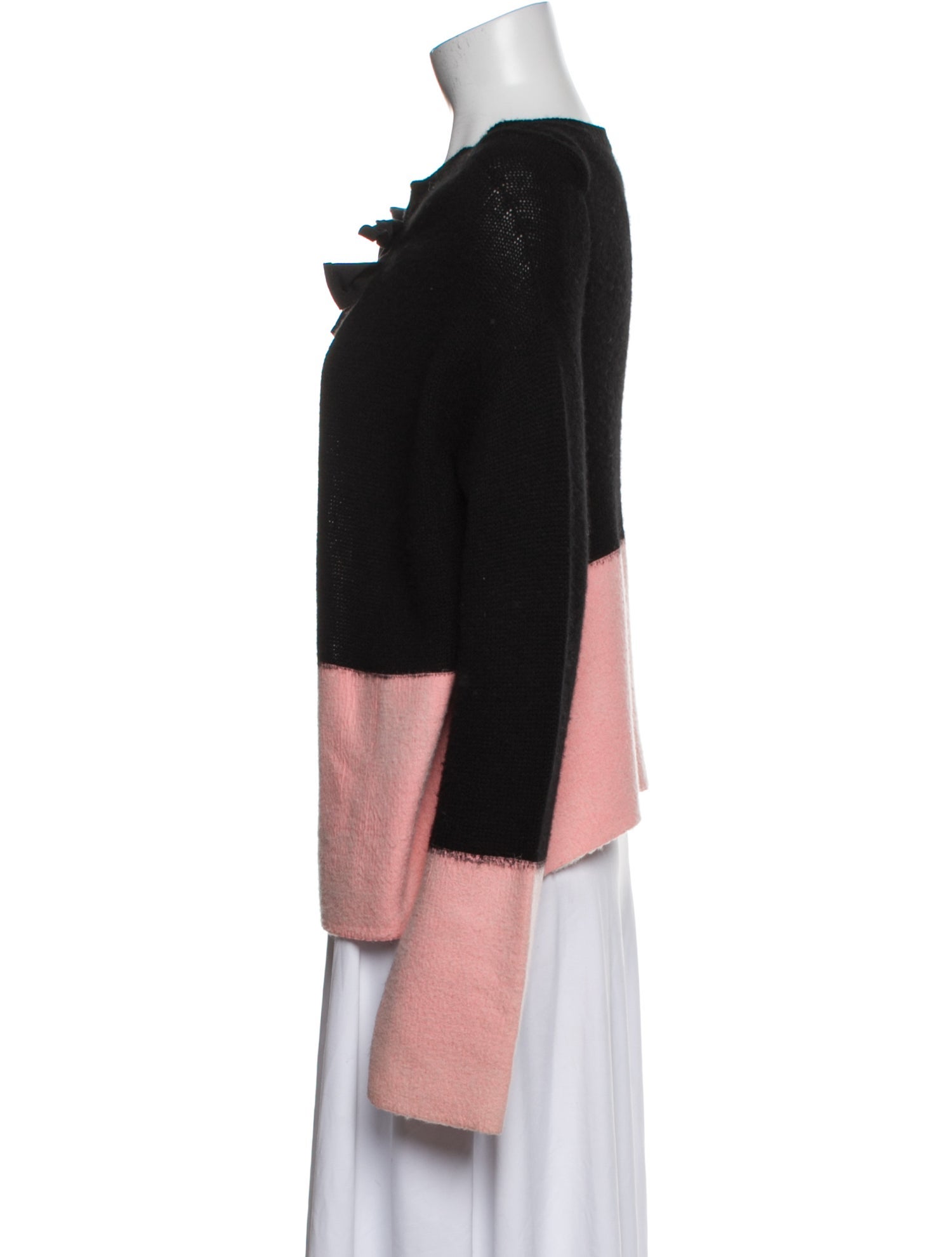Marni Cashmere Colorblock Pattern Sweater