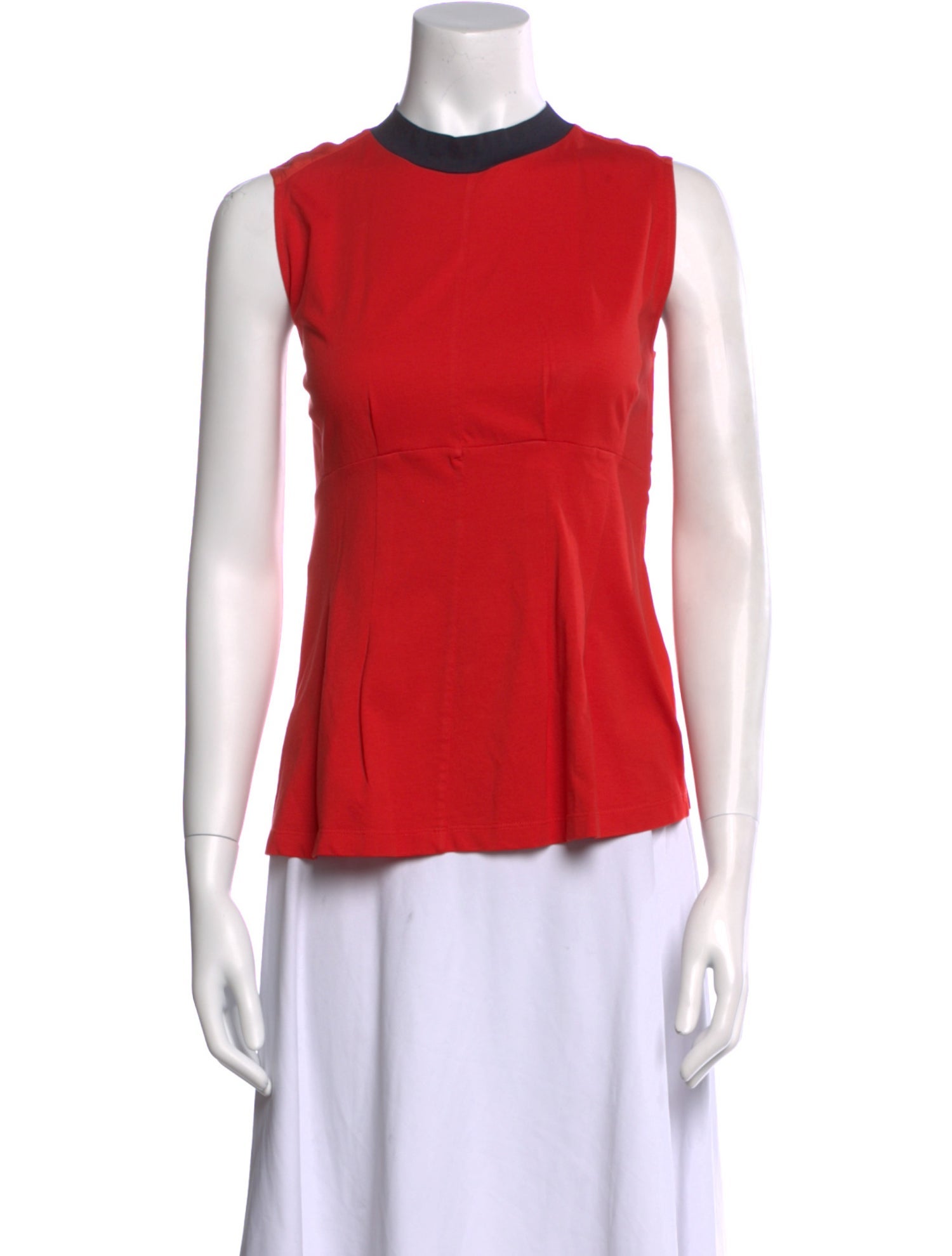 Marni Mock Neck Sleeveless Top