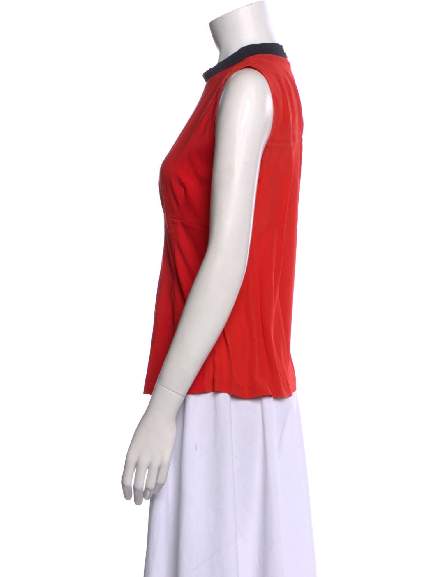 Marni Mock Neck Sleeveless Top