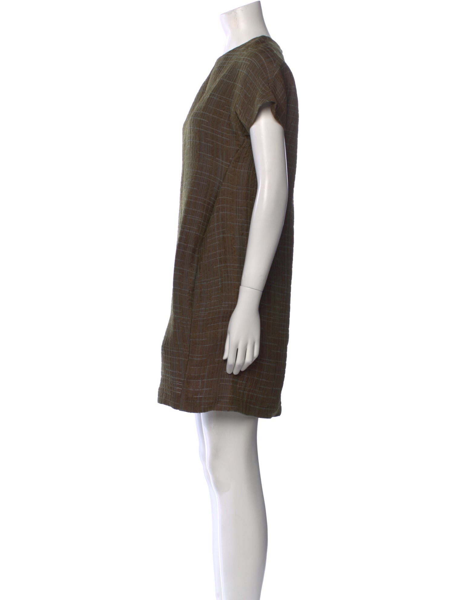 Marni Bateau Neckline Mini Dress