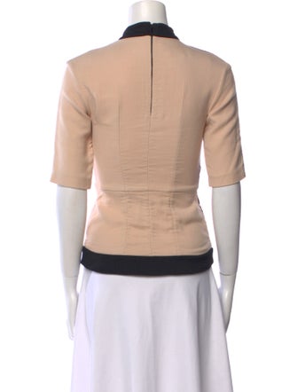 Marni Silk Colorblock Pattern Top