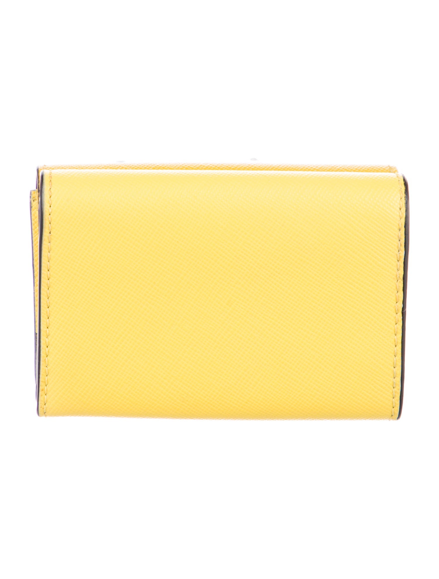 Marni Leather Colorblock Pattern Card Holder