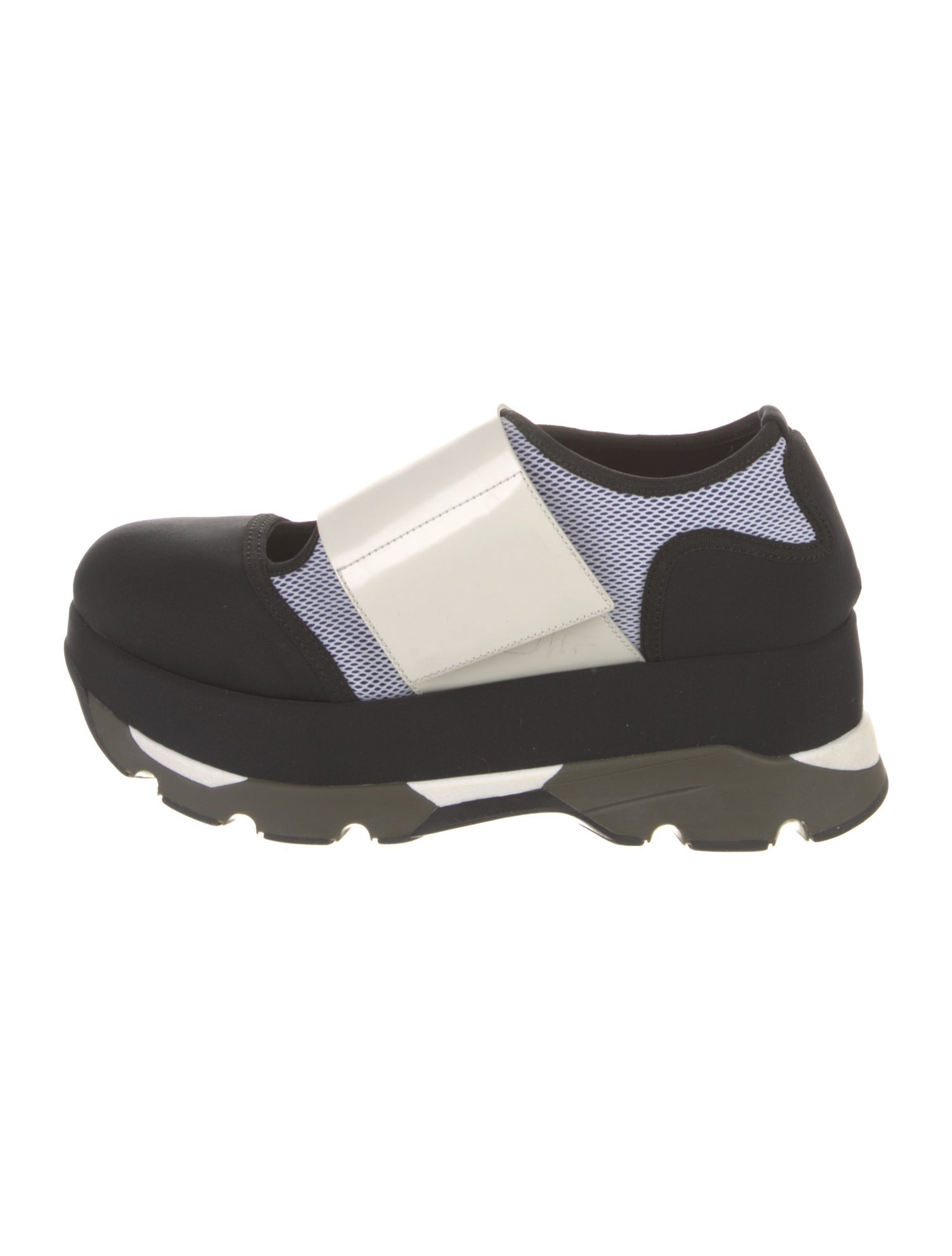 Marni Neoprene Colorblock Pattern Sneakers