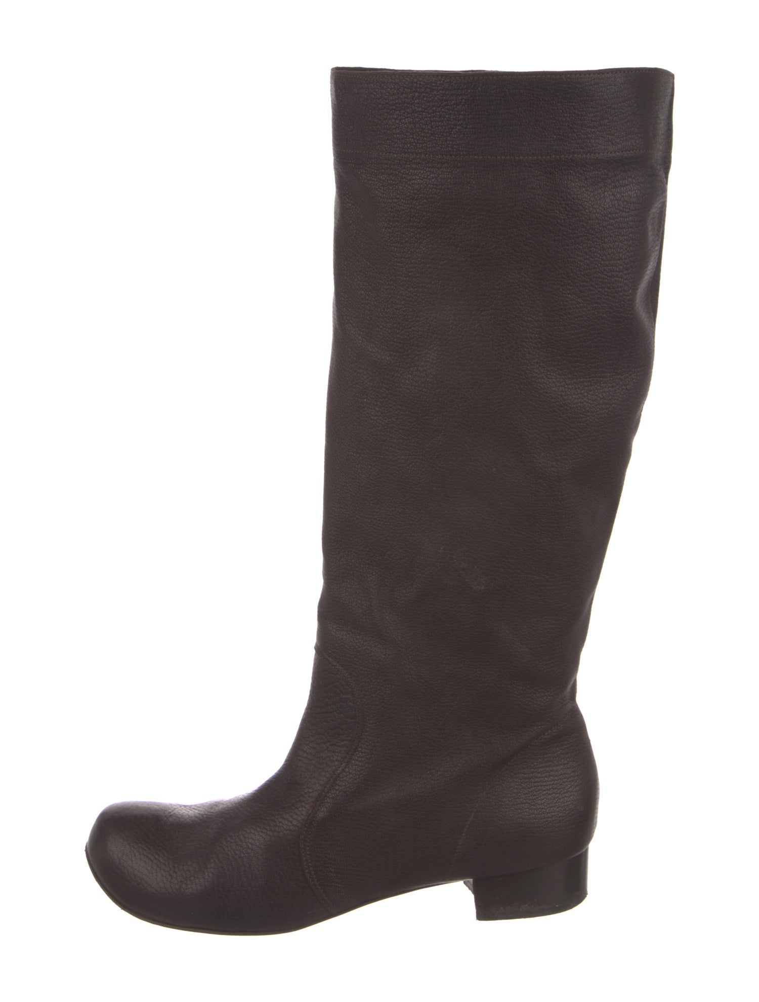 Marni Leather Riding Boots