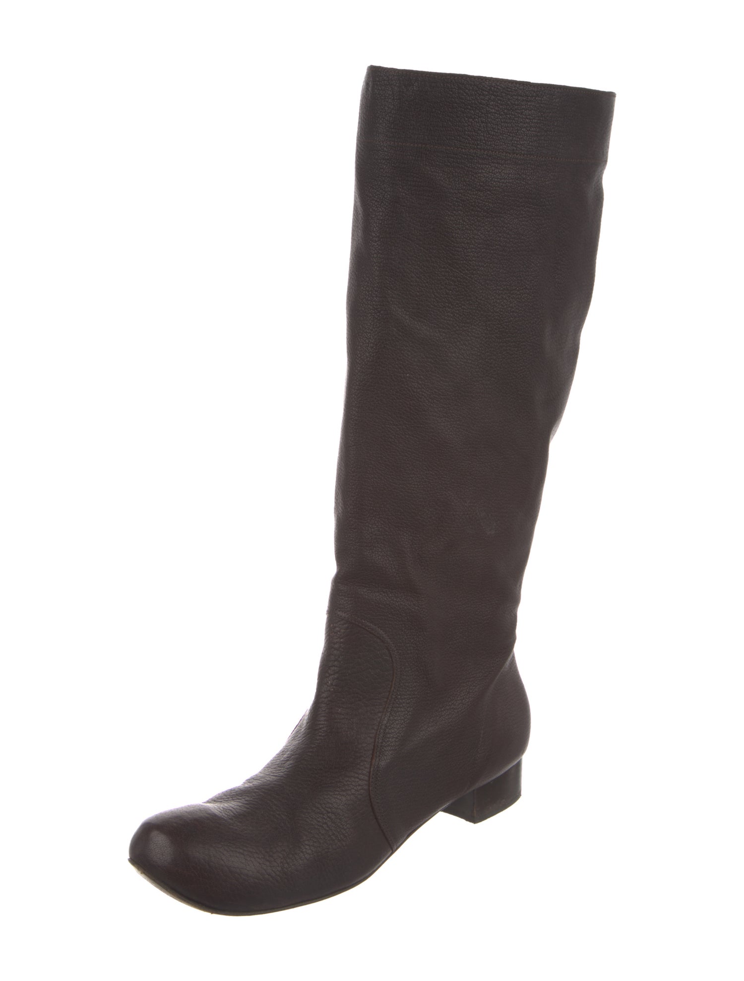 Marni Leather Riding Boots