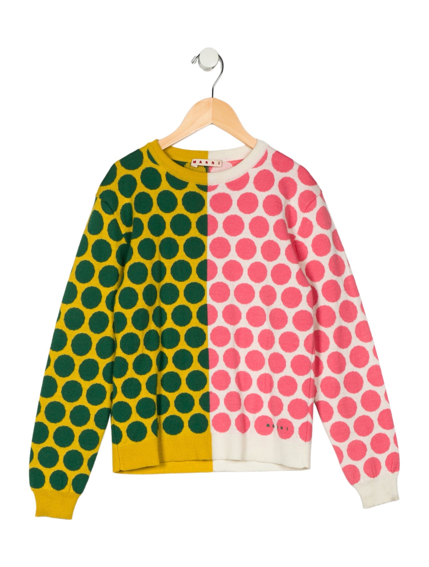 Marni kid girls' multicolored sweater