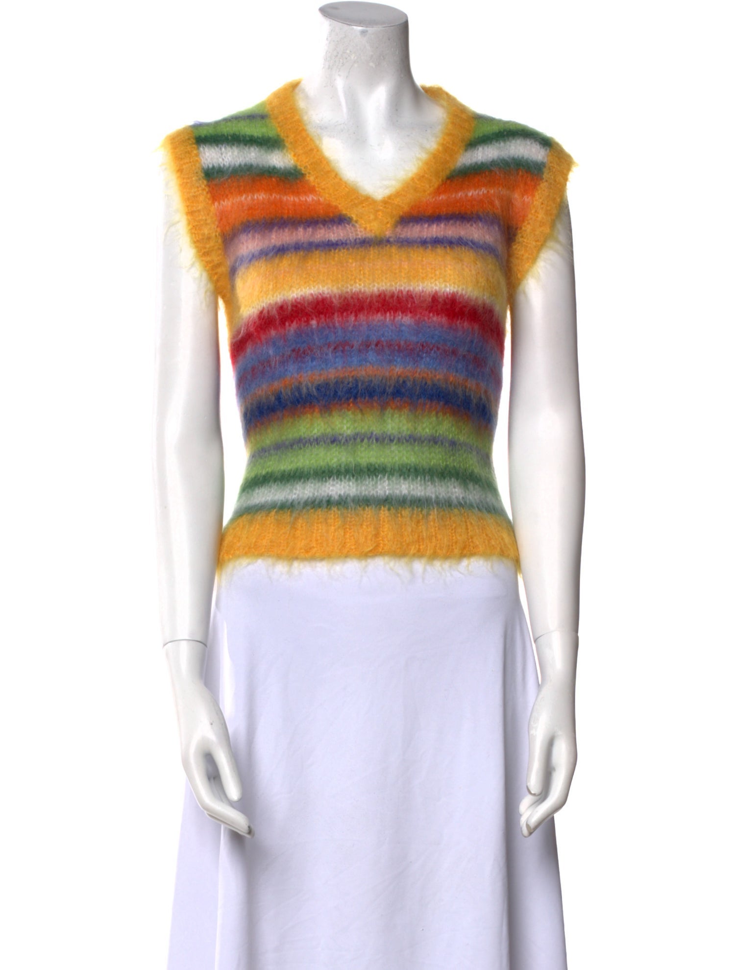 Marni Mohair Striped Sweater
