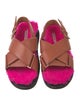 Marni Leather Slingback Sandals