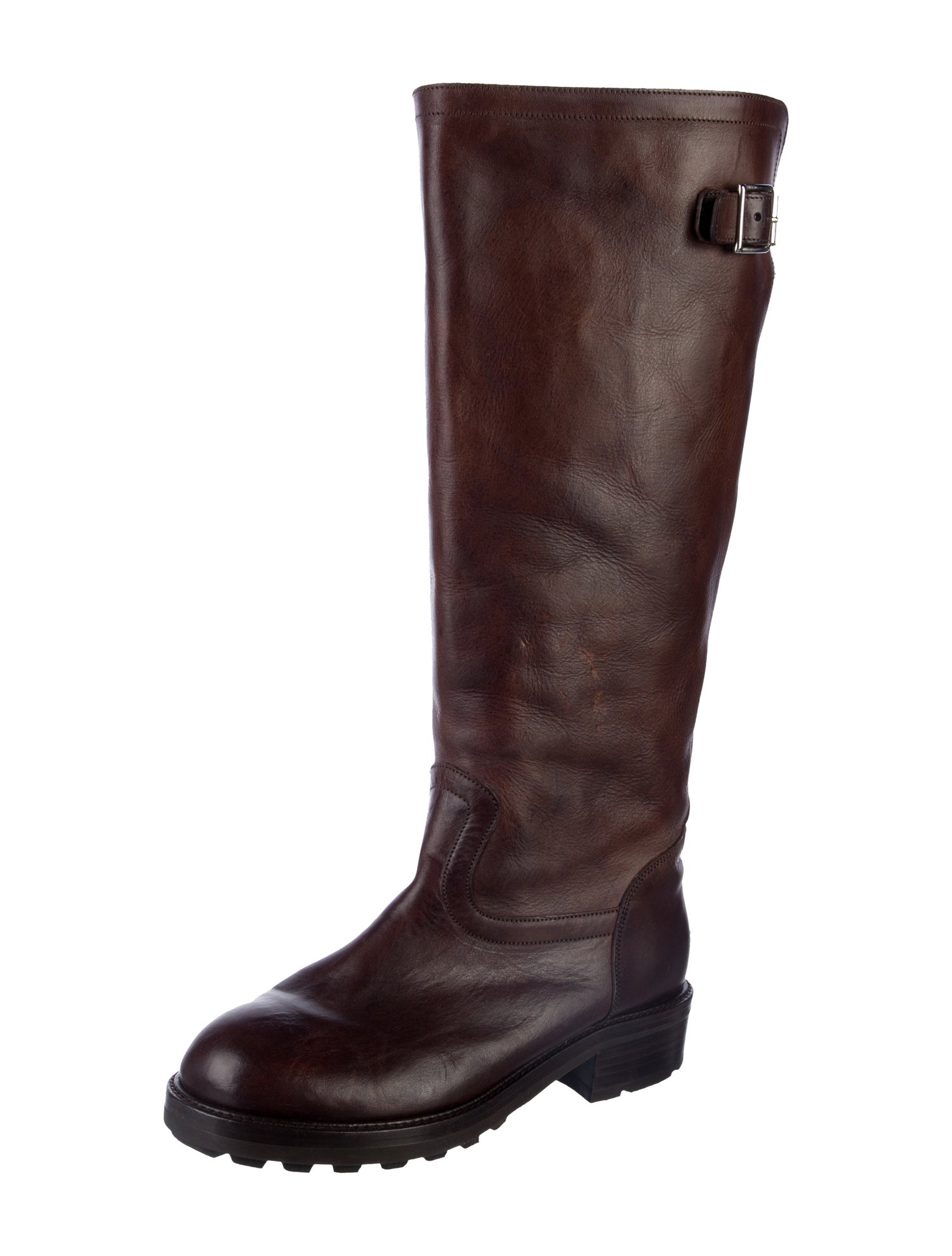 Marni Leather Riding Boots