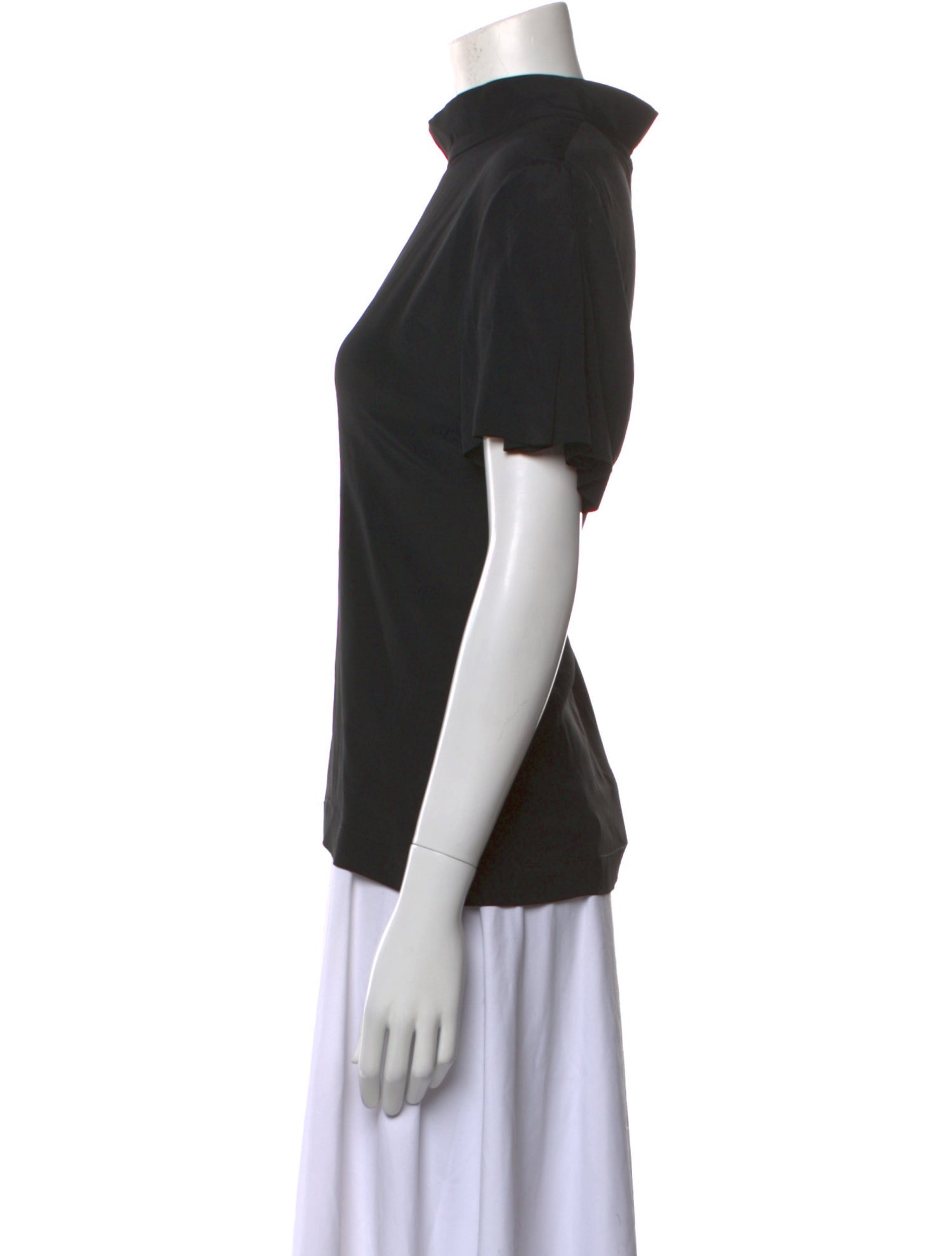 Marni Mock Neck Short Sleeve T-Shirt