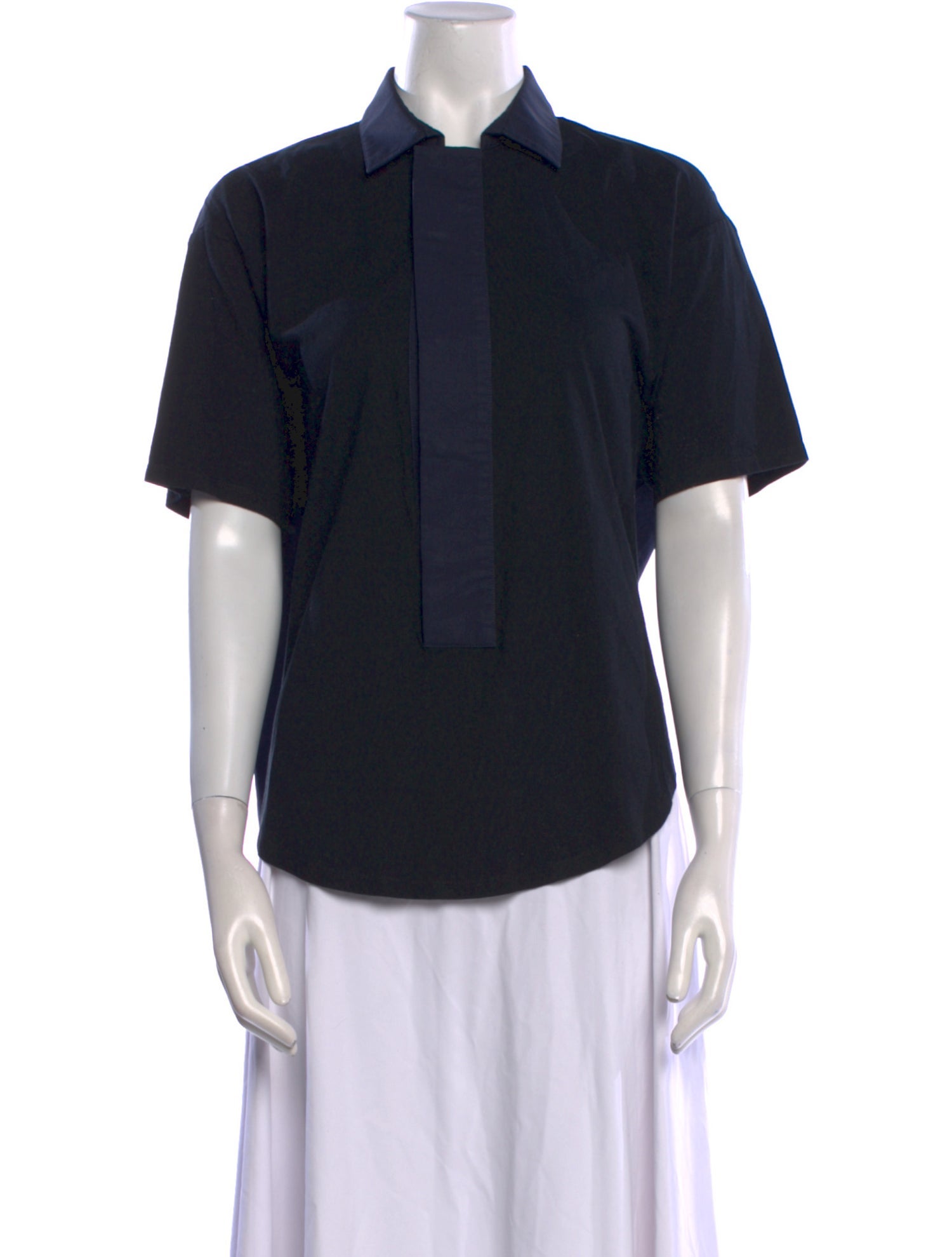 Marni Short Sleeve Button-Up Top