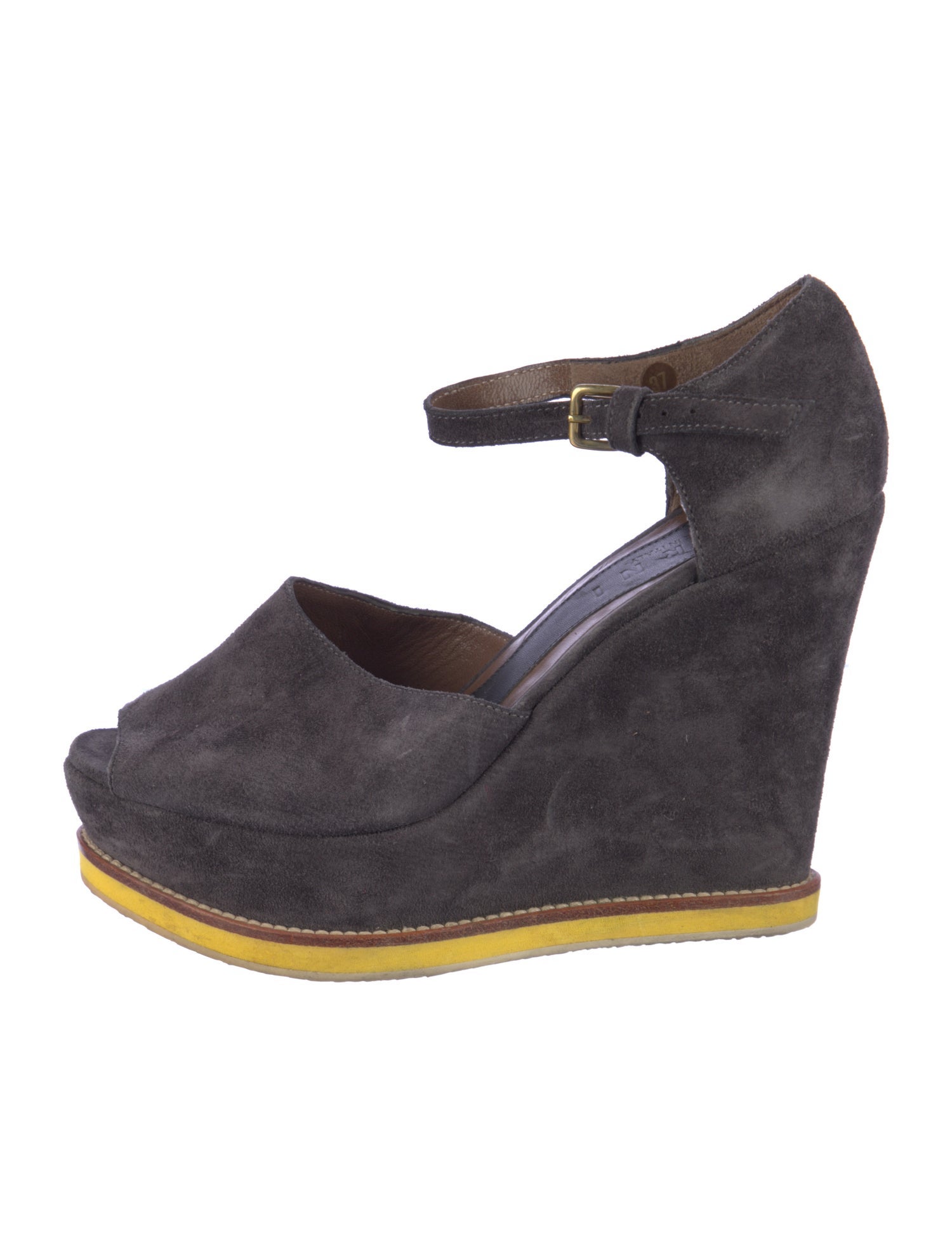 Marni Suede Animal Print D'Orsay Pumps