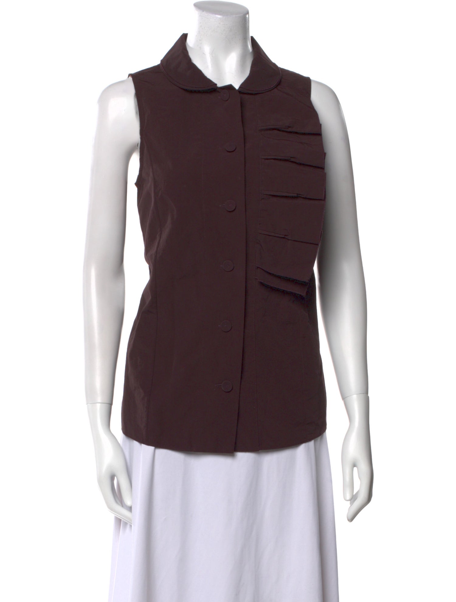 Marni Sleeveless Button-Up Top