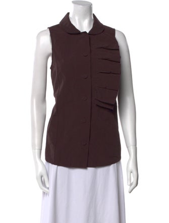 Marni Sleeveless Button-Up Top