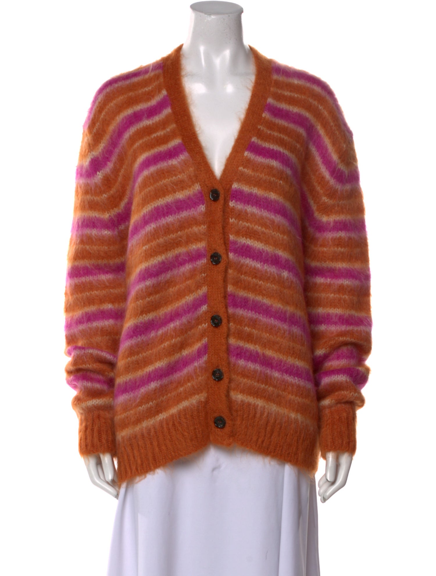 Marni Mohair Striped Sweater
