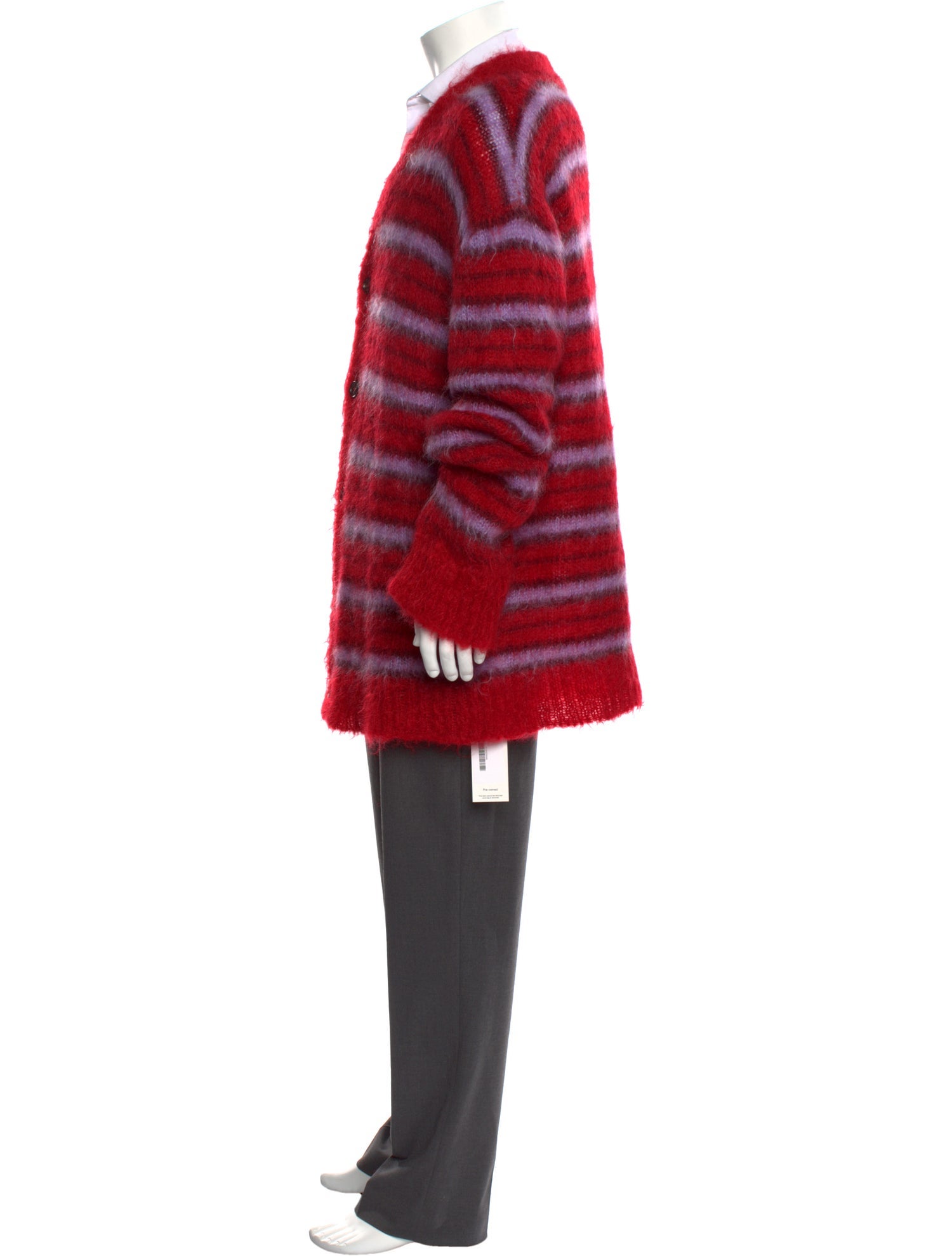 Marni Mohair Striped Cardigan