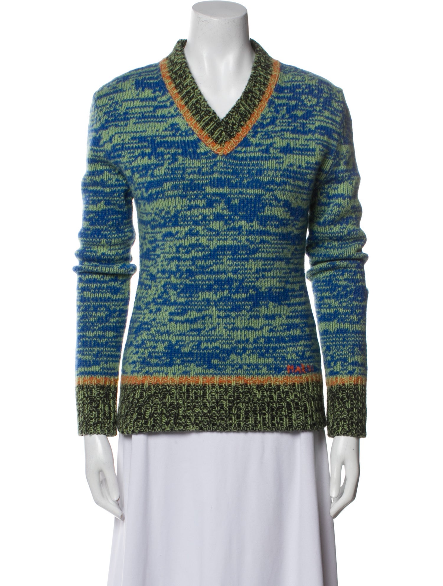 Marni Virgin Wool Striped Sweater w/ Tags