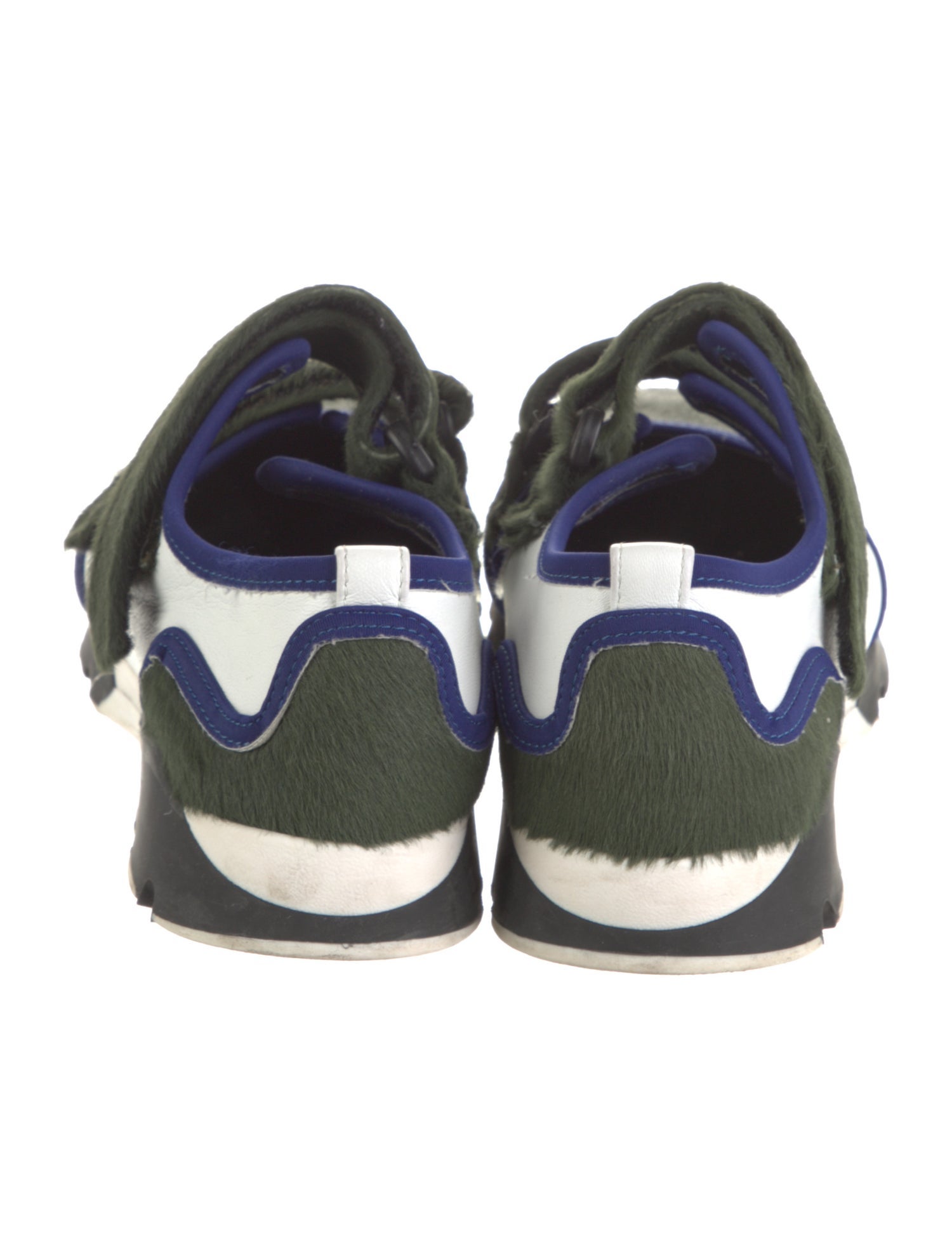 Marni Nylon Colorblock Pattern Sneakers
