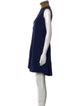Marni Mock Neck Mini Dress