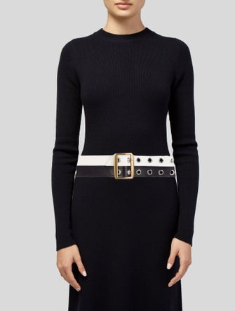 Marni Wide Leather Belt