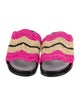 Marni Straw Printed Slides