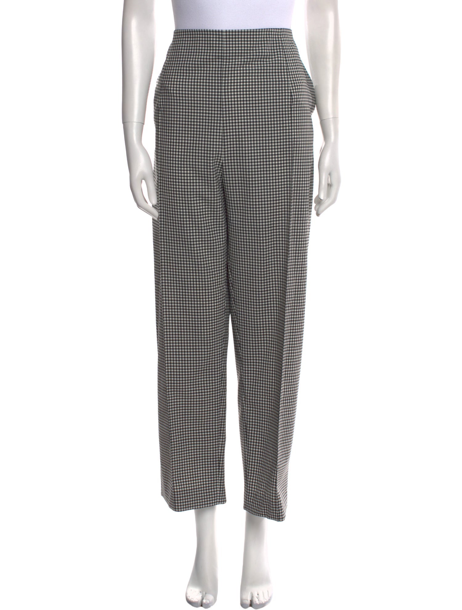 Marni Plaid Print Wide Leg Pants w/ Tags