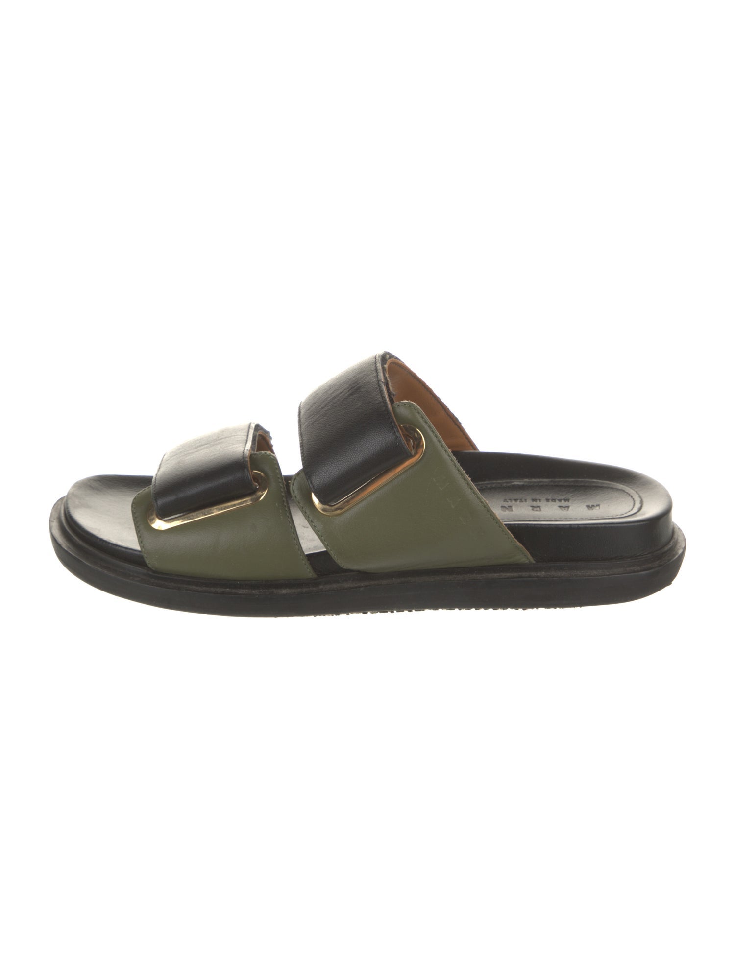 Marni Leather Slides