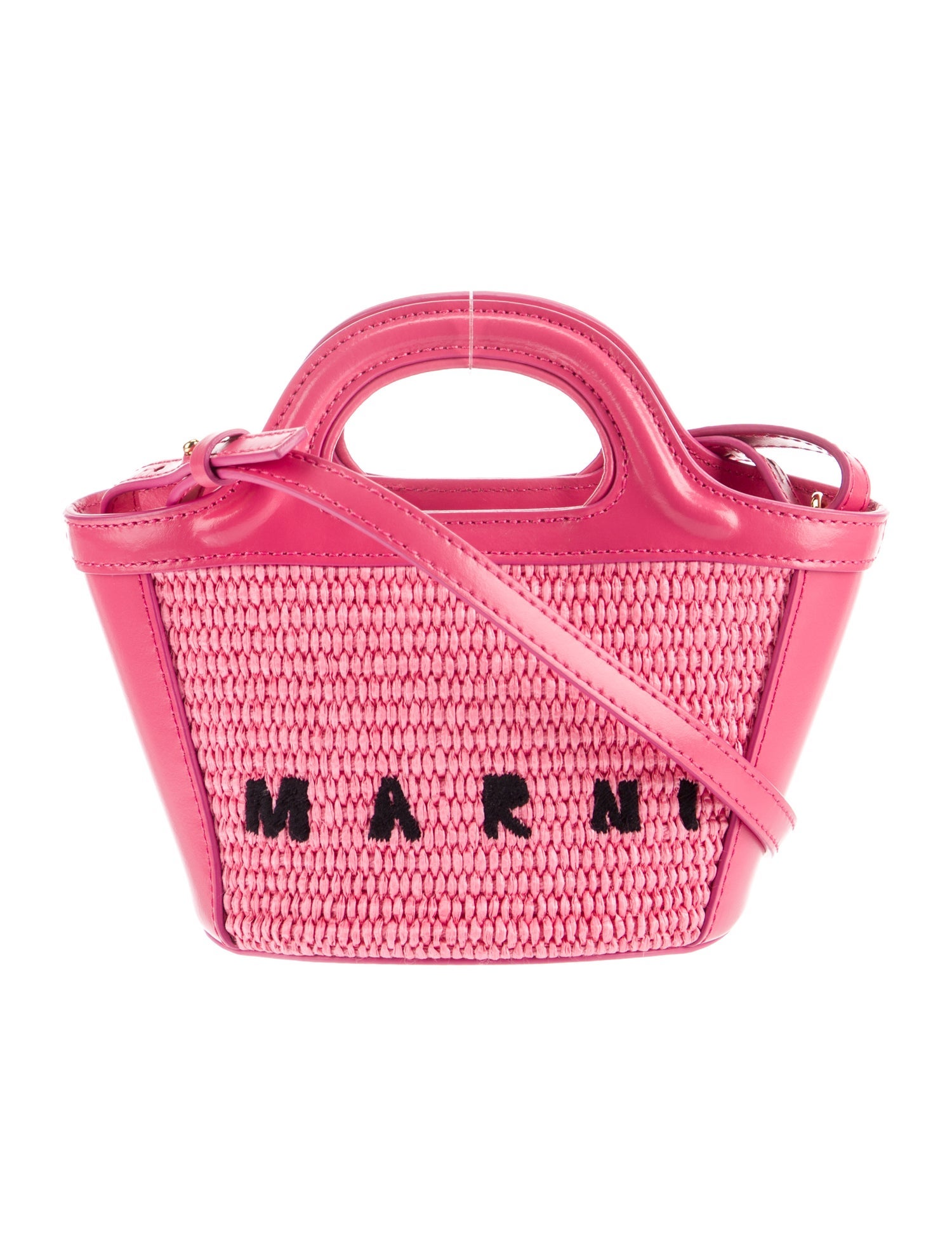 Marni Raffia Top Handle Bag