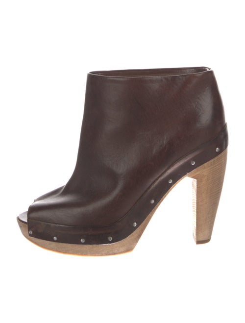 Marni Leather Studded Accents Pumps