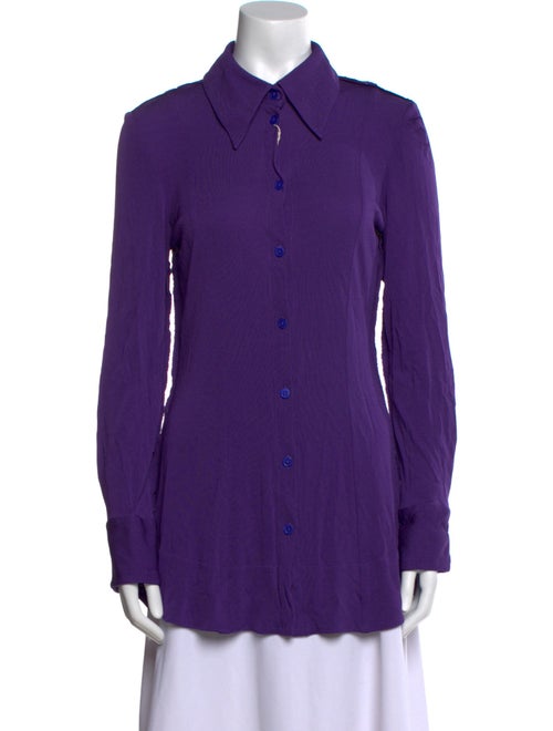 Marni Long Sleeve Button-Up Top