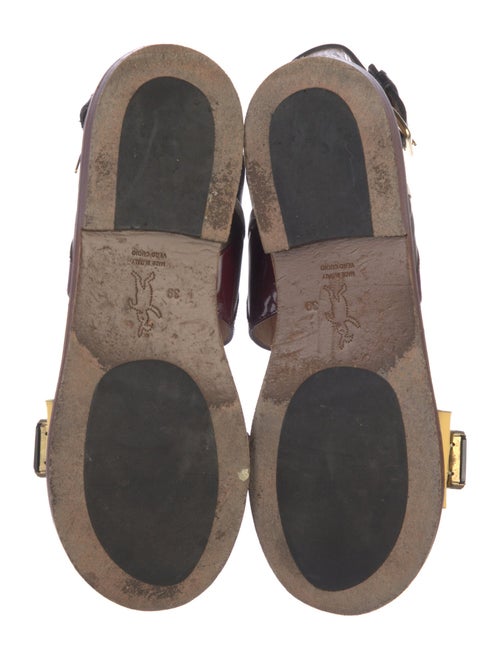 Marni Leather Printed Slingback Sandals