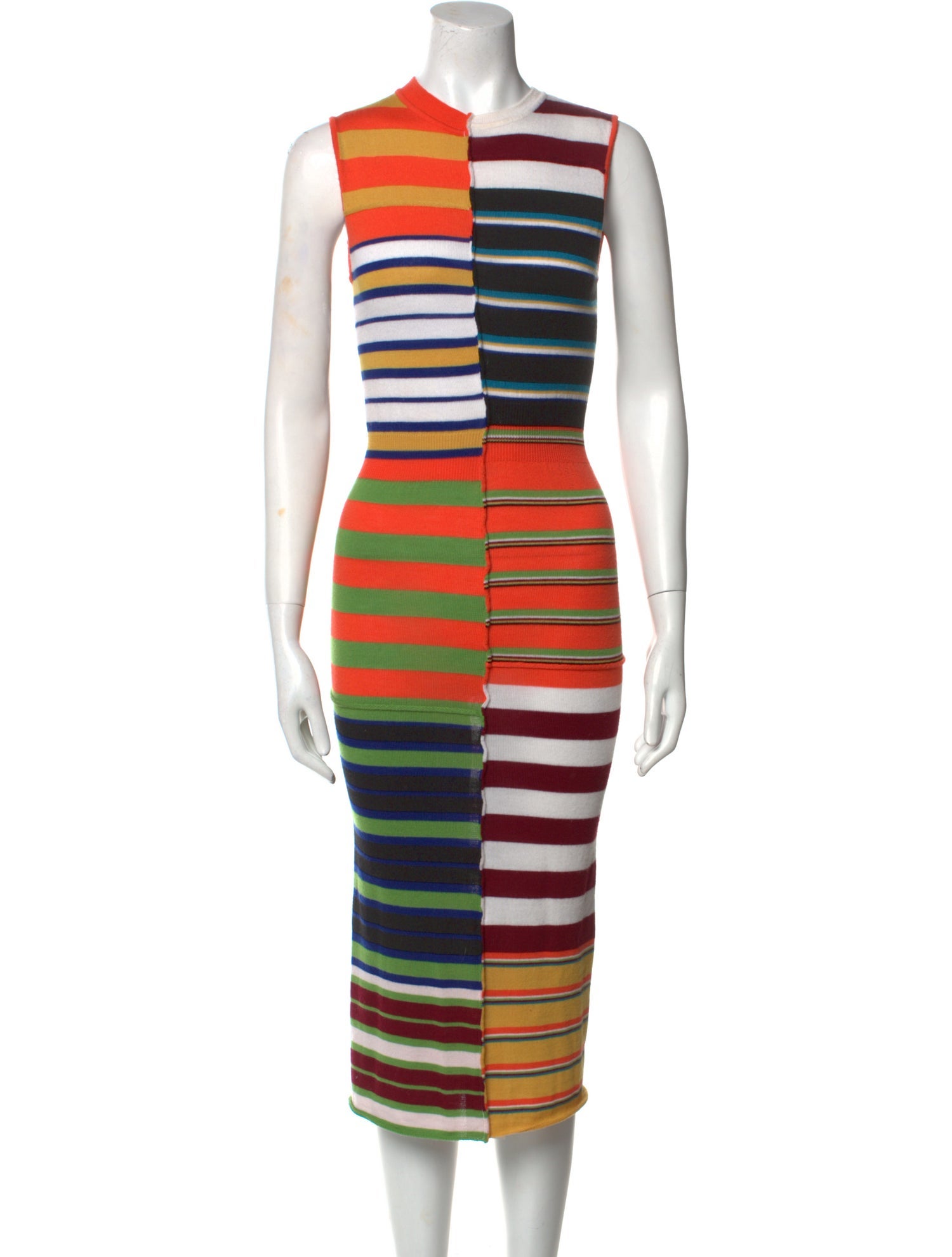 Marni Virgin Wool Midi Length Dress