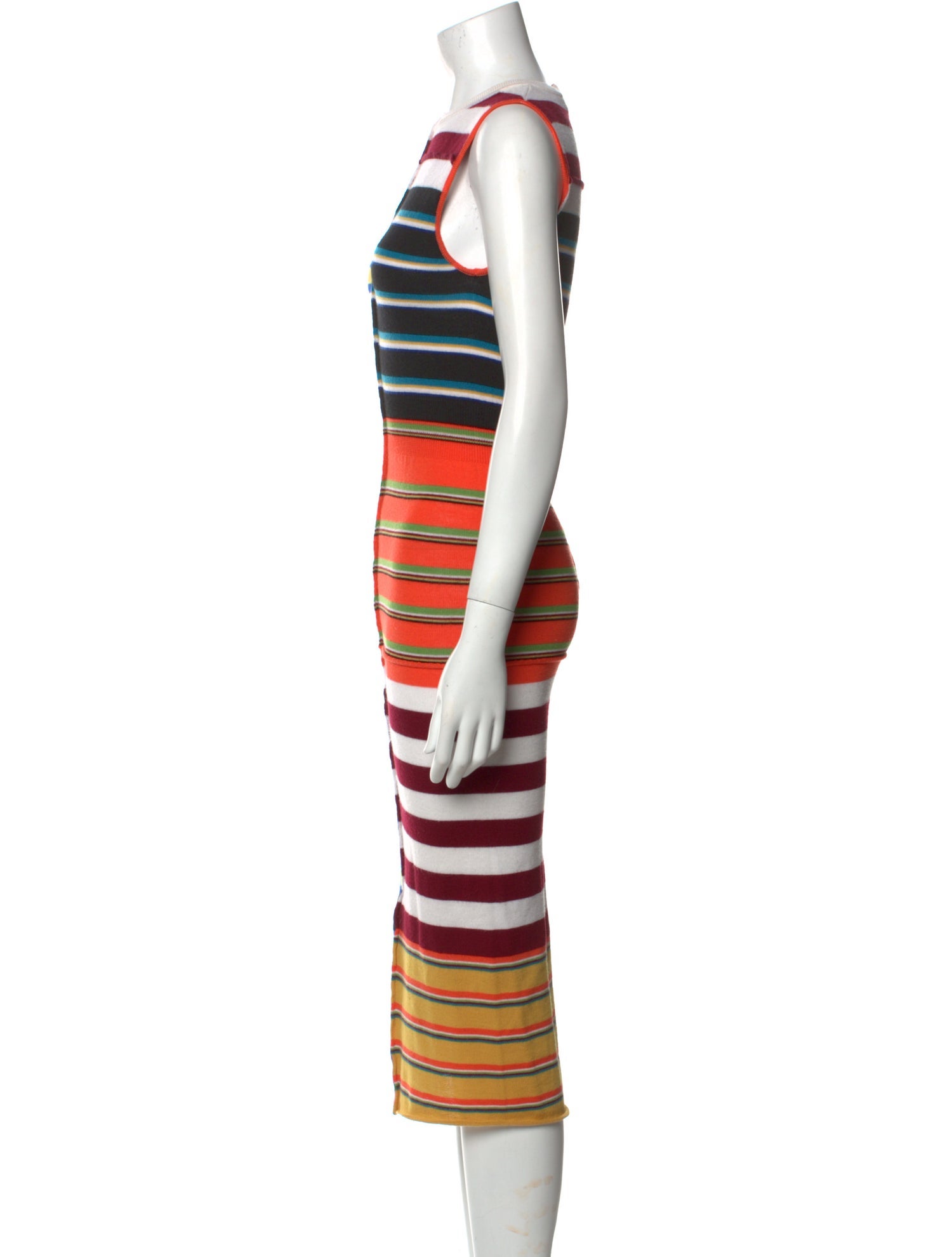 Marni Virgin Wool Midi Length Dress