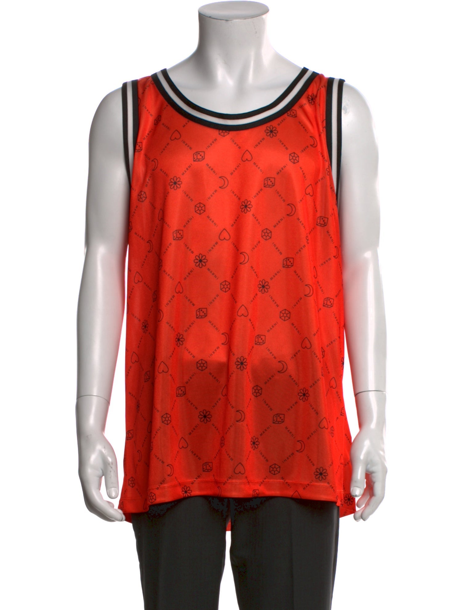 Marni Printed Scoop Neck T-Shirt w/ Tags