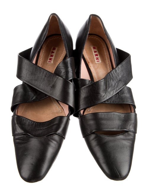 Marni Leather Ballet Flats