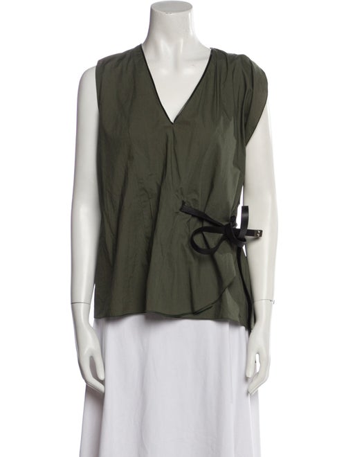 Marni V-Neck Sleeveless Blouse