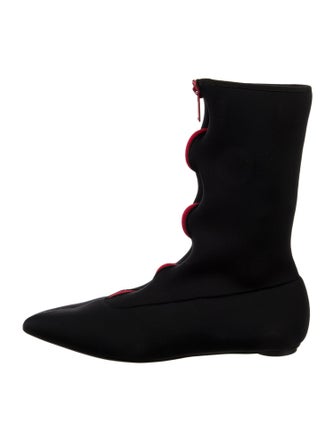 Marni Neoprene Colorblock Pattern Boots