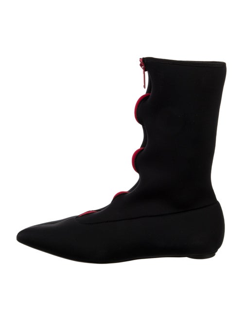 Marni Neoprene Colorblock Pattern Boots