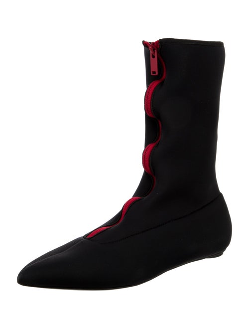 Marni Neoprene Colorblock Pattern Boots