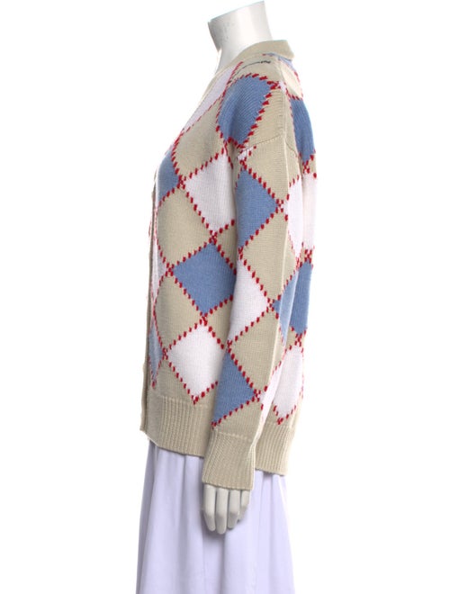 Marni Printed V-Neck Sweater