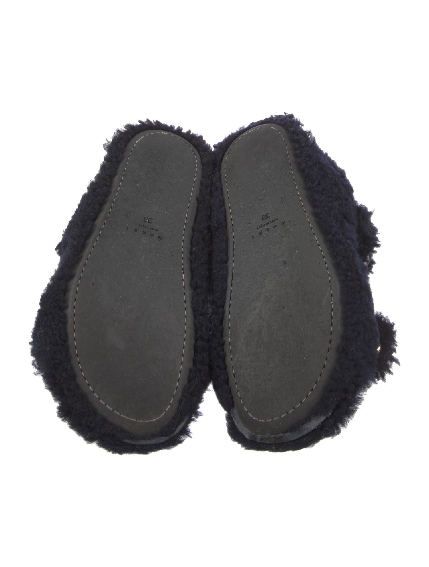 Marni Shearling Slides