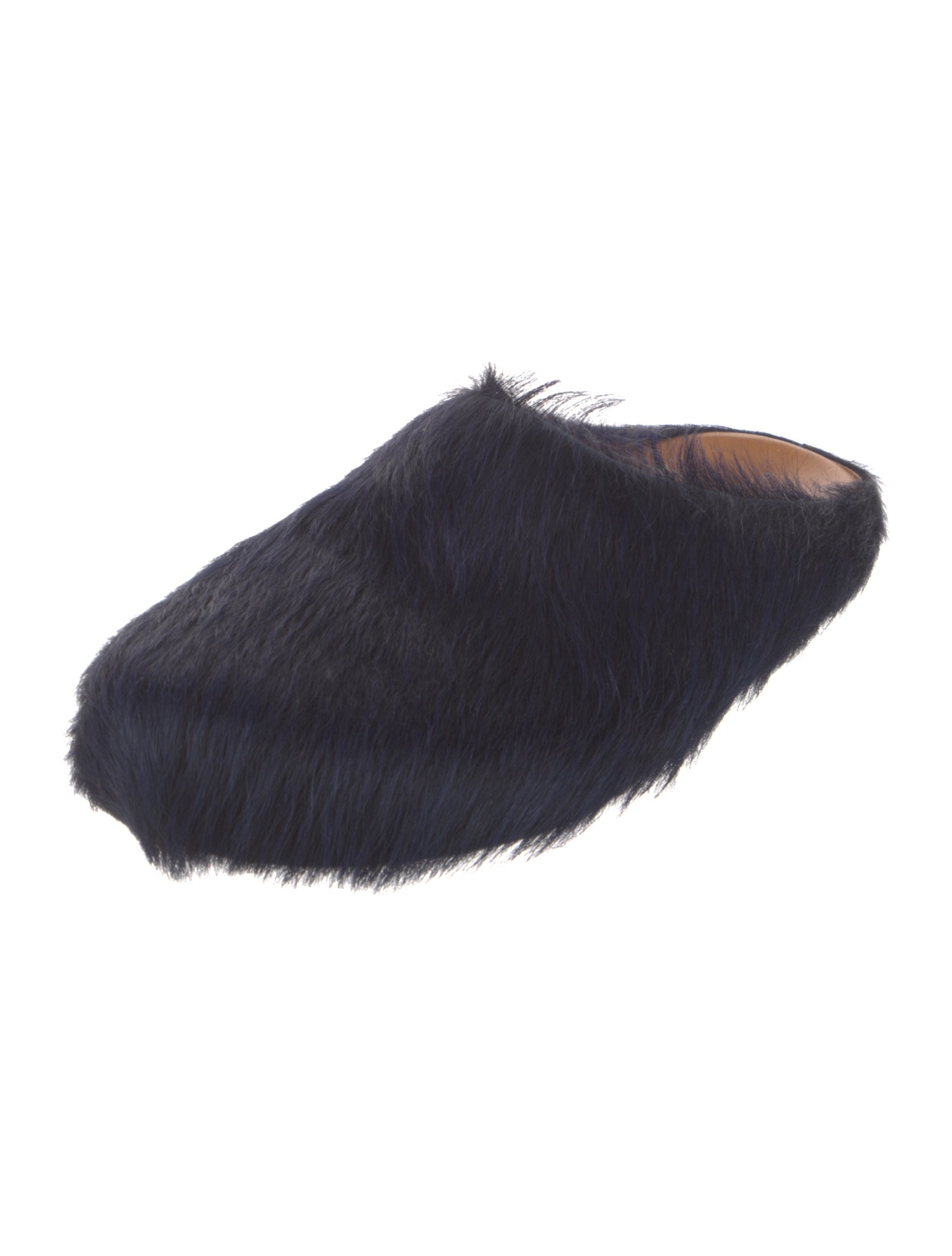 Marni Calf Hair Slippers