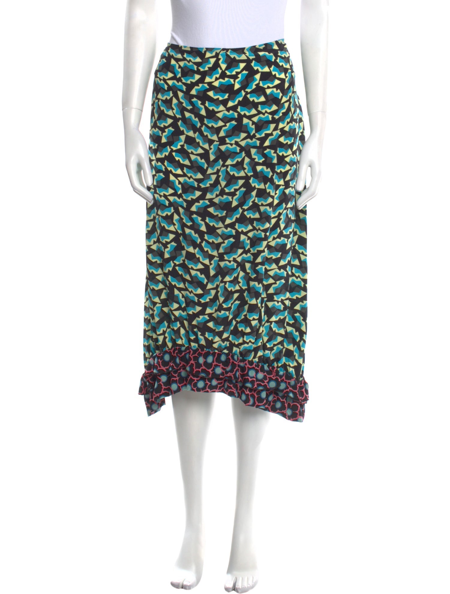 Marni Silk Knee-Length Skirt