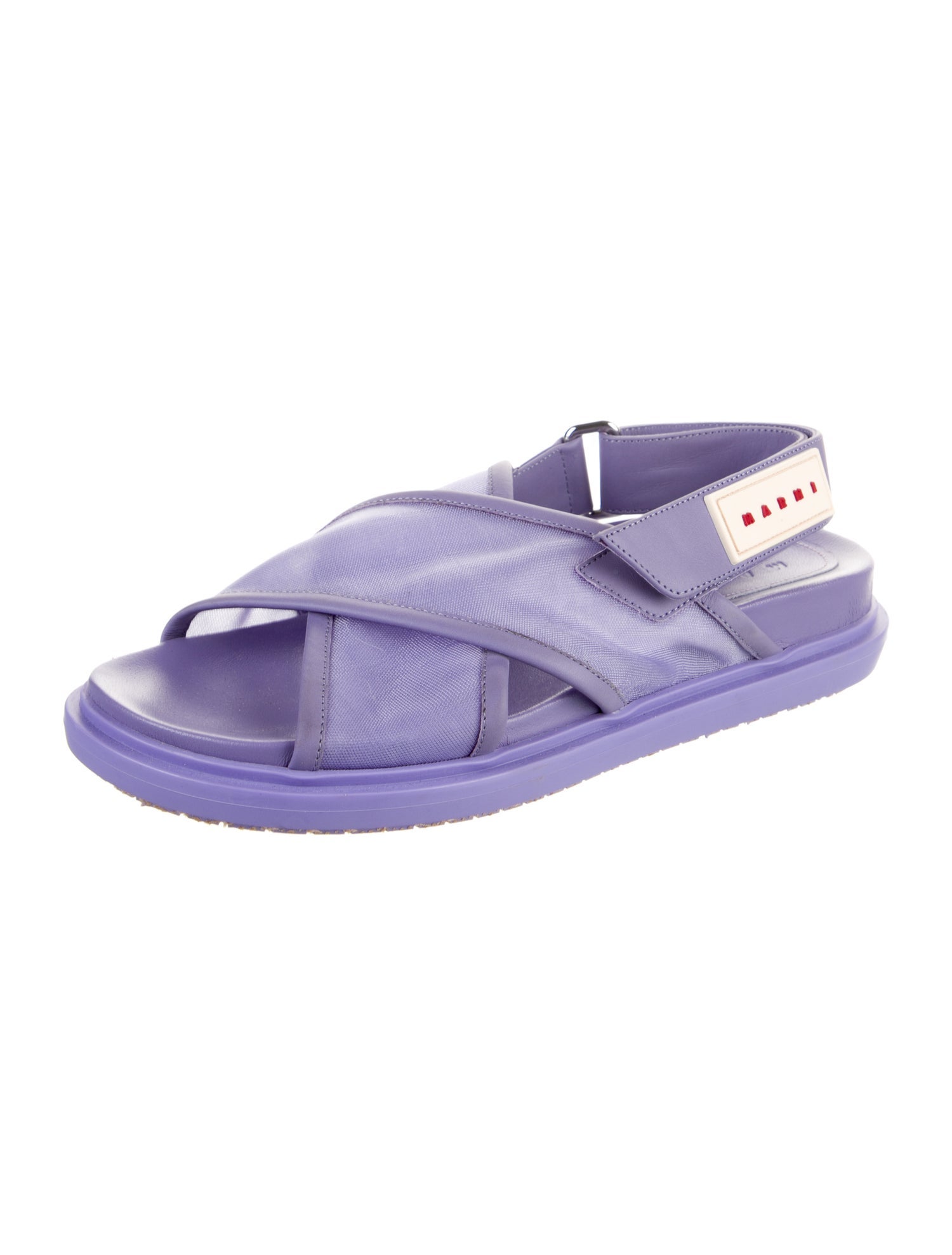 Marni Leather Slingback Sandals