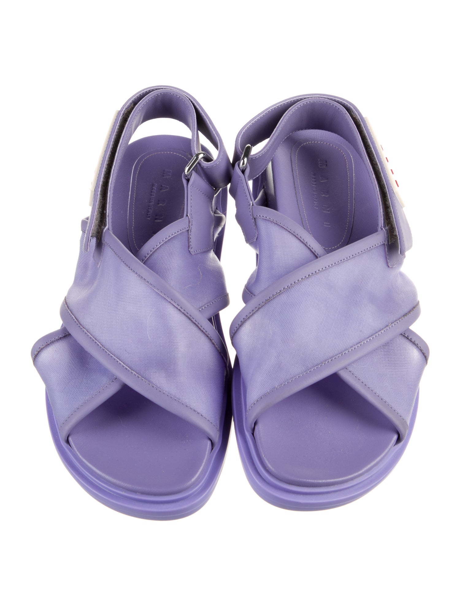 Marni Leather Slingback Sandals